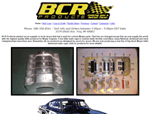 Tablet Screenshot of bcrproducts.com